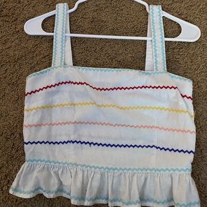 Forever 21 Ruffled Tank